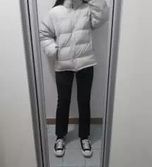 허허.. 제가 골반이 없고 허벅지 살이 좀 있는 편인데 그래서 이상했습니다.. 또륵.. 저