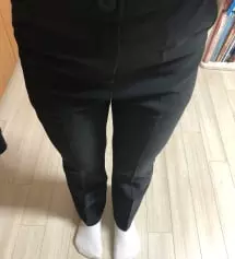 한번 집에서 그냥 입어봤는데 허리가 늘어나서 처음 핏이 안나와요 너무 아쉬워요 