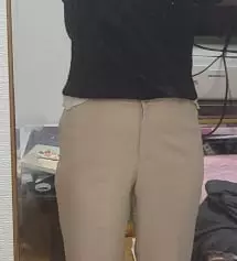 연베이지 색상의 슬랙스를 원했는데 항상 색이나, 핏, 길이 등 마음에 드는걸 찾기 힘들