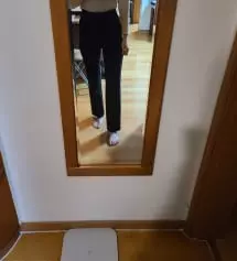 모카베이지랑 같이 샀어요 ㅎㅎㅎㅎ 검정이 더 말라보이는것 같아요 
