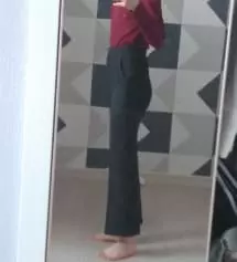 진짜 딱 맞습니다...! 감격이에요ㅜㅠ 다리도 길어 보이고...고고싱 바지 맛집 인정합니