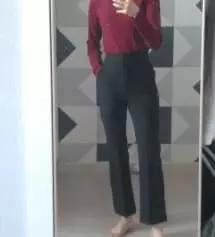 진짜 딱 맞습니다...! 감격이에요ㅜㅠ 다리도 길어 보이고...고고싱 바지 맛집 인정합니