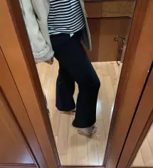 처음에 오자마자 너무 큰거 아닌가 했는데 긴가민가 하며 입고 나오니 너무 마음에 드는