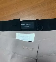 블랙만 입다가 모카베이지 구입했어요 어찌나 열심히 입었는지 늘어났더라구요 신상 L사