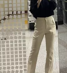 고고싱 바지 첫 구매인데 너무 예쁘고 만족해요!! 다른 색깔도 사고 싶어요,, 허리도 알