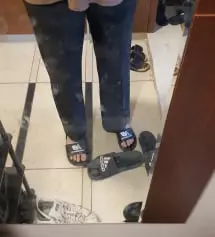 딱 옷 입을 때 모찌하다는 게 뭔지 알 것 같아요 엄청 신축성이 좋아서 정사이즈 사면 