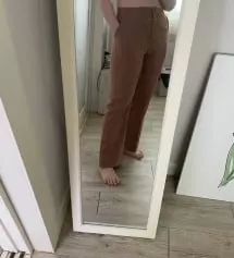 브릭핑크 색상 너무 예뻐요!!! 키 157이라서 155로 주문하려다 품절이길래 160 버전으로