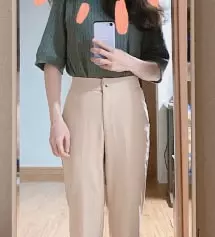 키가 작고 마른 체형이라 그동안 맞는 바지 찾기가 정말 어려웠는데 고고싱 바지 사고 