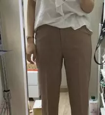 xs 155cm 샀었는데 조금 작아서 이번에 한치수 큰거 샀는데 허리도 여유있게 잘맞고 기