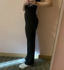 키때문에 인터넷으로 함부로 바지 못사다가 170버전 있어서 샀는데 길이 너무 마음에 듭