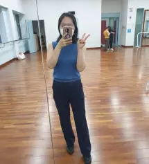 키가 159cm인데 네이비컬러 m사이즈는 품절이라 
