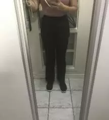 저는 상체비만이고 골반 길이는 찗아서 배바지가 견갑골 밑까지 올라오는 편이에요. 16