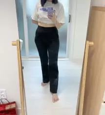 바지맛집이래서 또 전상품 무배이고 후기가 짱짱해서 시켜보았습니다. 지독한 하비인데