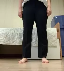 하체비만인데 특히 허벅지랑 엉덩이에 살이 많은 타입이에요! 허리땜에 주문을 하비ver