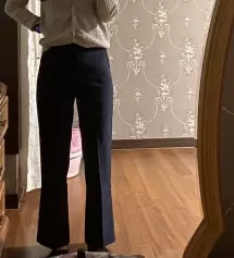 고고싱 슬랙스가 그렇게 유명하다길래! 한달 정도 재입고 기다리다가 구매했습니다 ㅎㅎ