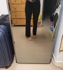 비슷한바지가 있긴한데 후기가 좋아서 구매했어욧
