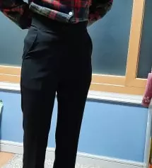 늘 허리사이즈때문에 구매후  불만족이 많았었는데 판하이 모찌슬랙스는 속밴딩으로 편