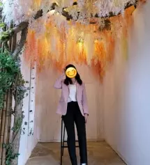 저는 검정 슬랙스는 이 바지만 입습니당!
