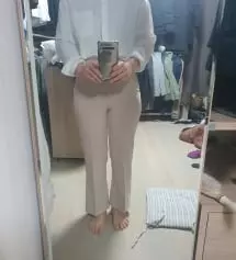 162,57키로인데 155cm 라지 주문 했더니 딱 좋아요
