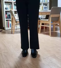 키162 에 61키로 사이즈 M을 구매 했으나 알림톡으로 L사이즈 추천해줘서 배송전에 사이