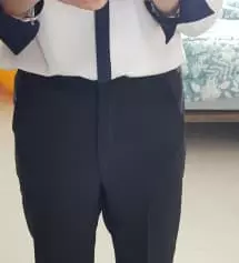 인터넷으로 처음 바지를 구매했습니다 사이즈때문에 항상 바지는 매장 구매했는데 이번