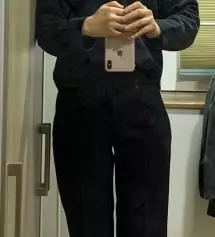 진짜 인생슬랙스입니다 키작고 하비라 바지찾기 너무 어려운데 어쩜이리 딱 맞을 수 있