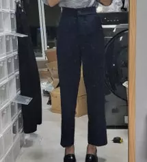살이 빠져서 허리 22인치됐는데 살짝 여유있게 잘 맞네요
