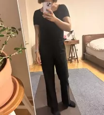 너무 이쁘게 잘 입고 있어용~~ 고고싱바지 너무 좋아요 이건 그냥 막 빨아도 좋구 가볍