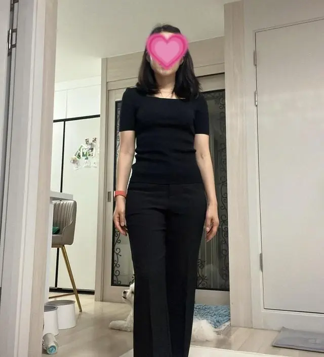 저는 허리보다는 골반 바지를 선호하는 이바지는 밑위길이가 깁니다. 요즘 살이쪄서 평