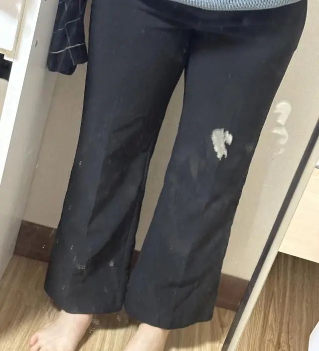 하비인데 잘 맞아요 쫀쫀한 슬랙스라 너무너무 좋습니다
