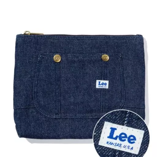 던가리 포켓 데님 파우치