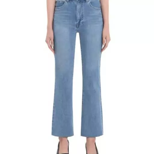 쿨 인디고 워싱 슬릿 슬림 부츠컷 핏 여성