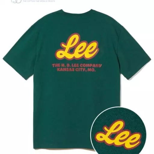 유니온 로고 티셔츠 그린