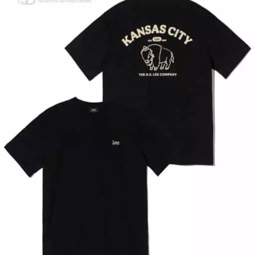 캔자스 시티 버팔로 티셔츠 블랙