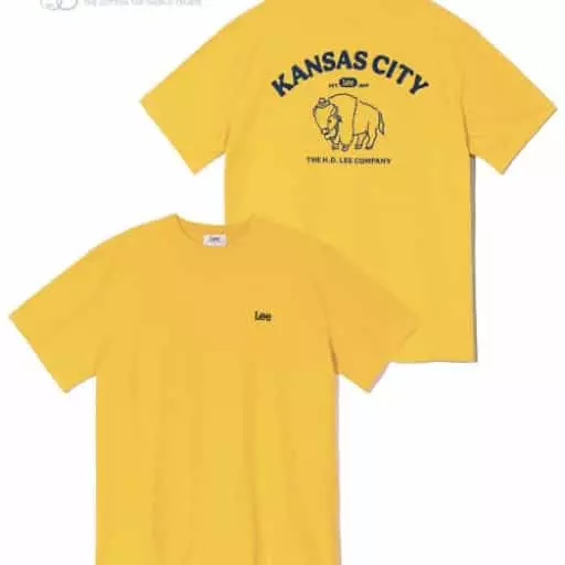 캔자스 시티 버팔로 티셔츠 머스타드