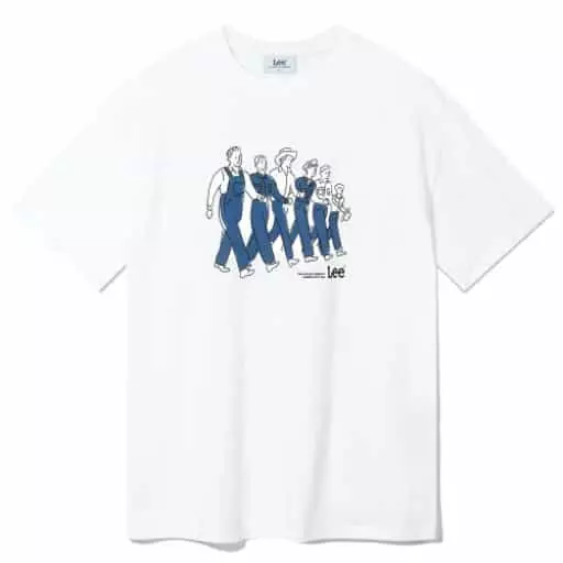 유니온 워커 그래픽 티셔츠 화이트