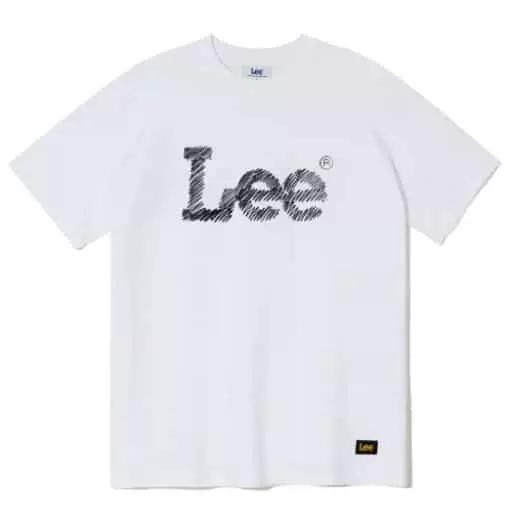 스케치 빈티지 로고 티셔츠 화이트