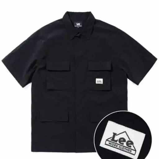 빅 하우스 로고 4PK 반팔 셔츠 블랙