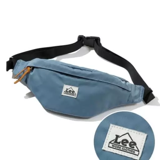 스몰 하우스로고 웨이스트백 블루