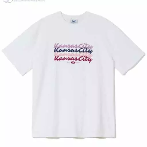 컬러 캔자스 시티 티셔츠 화이트
