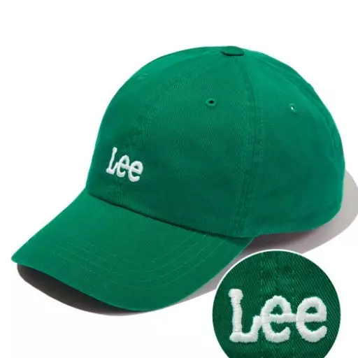 스몰 트위치로고 코튼 커브 볼캡 그린