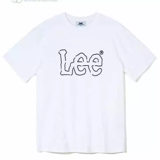 라인 트위치로고 티셔츠 화이트