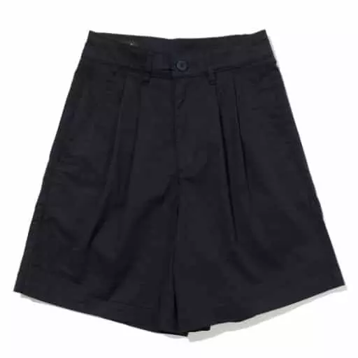 우먼스 투턱 버뮤다 팬츠 블랙