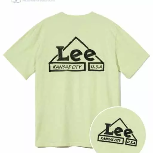 마카 드로잉 하우스로고 티셔츠 그린