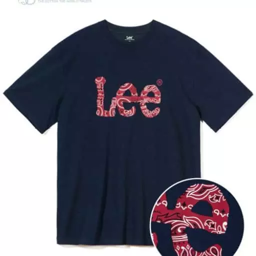 반다나 트위치로고 티셔츠 네이비