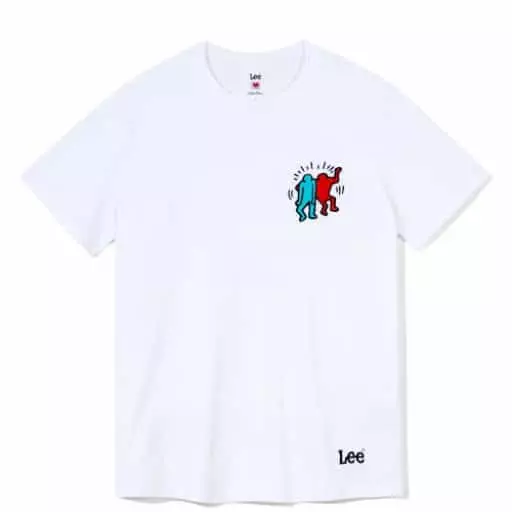 키스해링 스몰 그래픽 티셔츠 화이트