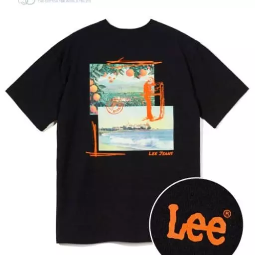 랜드스케이프 그래픽 티셔츠 블랙