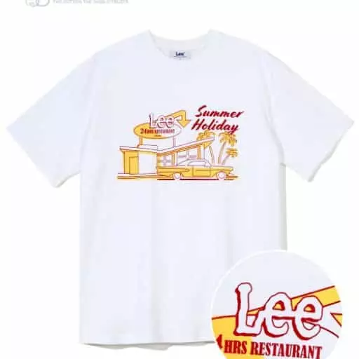 썸머 홀리데이 티셔츠 화이트