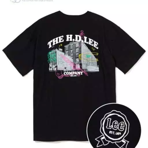 하우스 그래픽 티셔츠 블랙