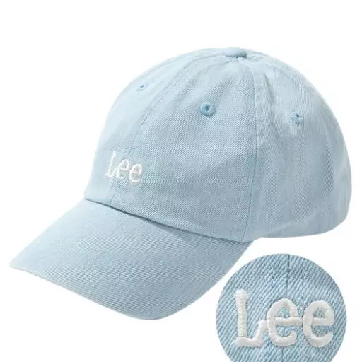 스몰 트위치로고 코튼 커브 볼캡 인디고 라이트